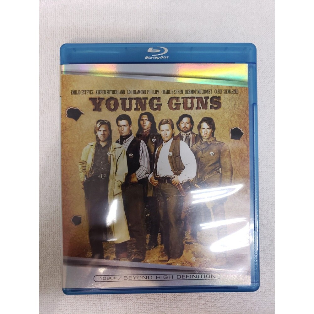 Young Guns (Blu- Ray)  Emilio Estevez Kiefer Sutherland Western Movie